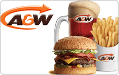 Check your A&W gift card balance