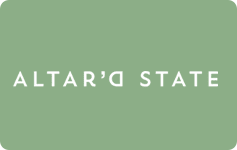 Check your Altar'd State gift card balance