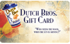Check your Dutch Brothers Coffee gift card balance
