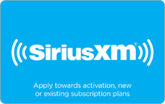 Check your SiriusXM gift card balance