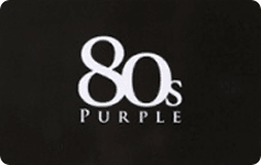 Check your 80's Purple gift card balance