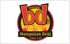 Check your bd's Mongolian Grill gift card balance