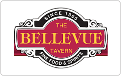 Check your The Bellevue Tavern gift card balance