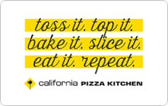 Check your California Pizza Kitchen gift card balance