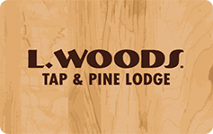 L. Woods Tap and Pine Lodge Logo