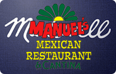 Check your Manuel's Mexican Restaurant gift card balance