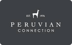 Check your Peruvian Connection gift card balance