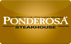 Check your Ponderosa SteakHouse gift card balance