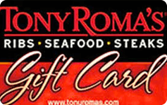 Check your Tony Romas gift card balance